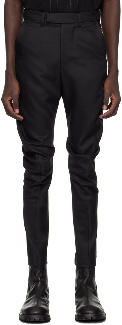 Shop Julius Black Dimensional Trousers