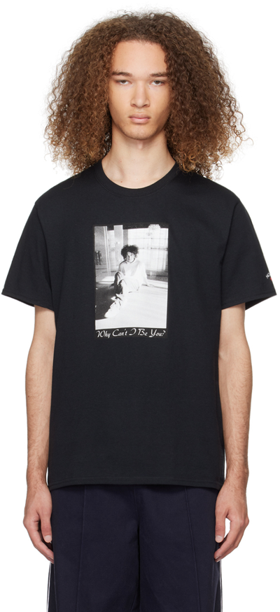 Shop Noah Black The Cure 'why Can't I Be You?' T-shirt