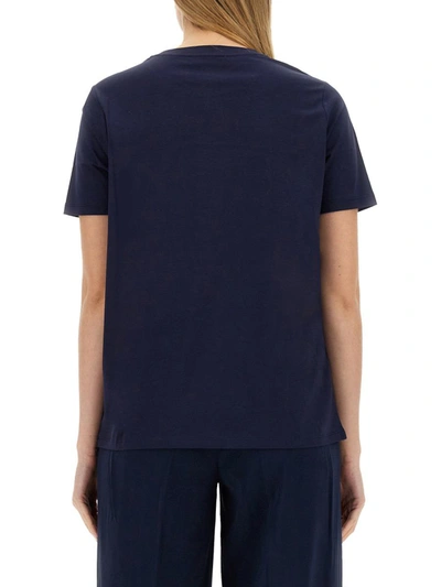 Shop Michael Michael Kors T-shirt With Logo In Blue