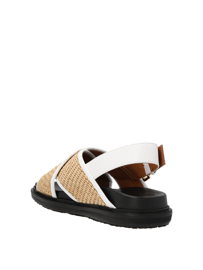 Shop Marni Fussbett Sandals In Multicolor