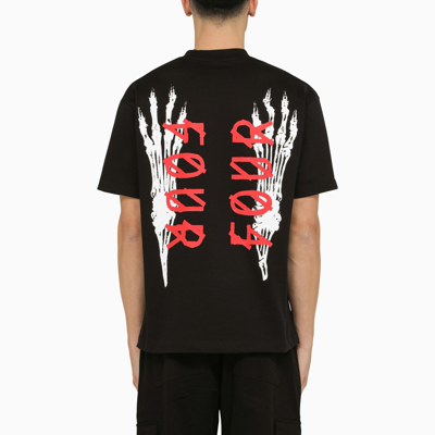 Shop 44 Label Group Forever Print Black Crew Neck T Shirt