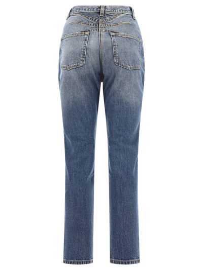 Shop Alaïa Straight Leg Jeans