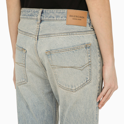 Shop Balenciaga Denim Flared Jeans