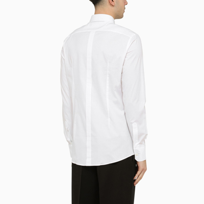 Shop Dolce & Gabbana Dolce&gabbana Classic White Poplin Shirt