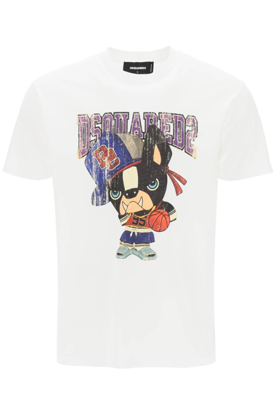 Shop Dsquared2 Cool Fit T Shirt With Graphic Print