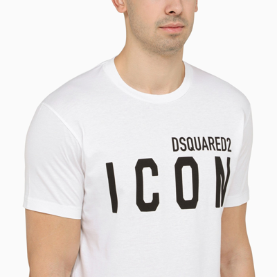 Shop Dsquared2 Icon T Shirt White