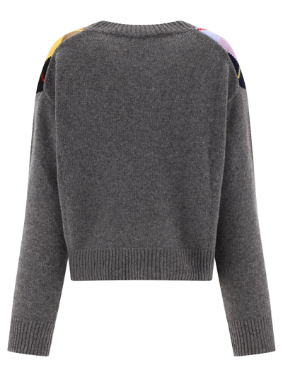 Shop Ganni Harlequin Sweater