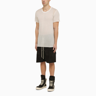 Shop Rick Owens Bermuda Cargobela Black