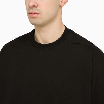 Shop Rick Owens Tommy T Black Oversize T Shirt In Cotton