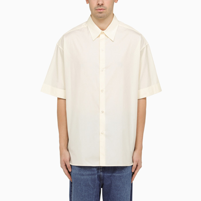 Shop Studio Nicholson White Oversize Short Sleeves T Shirt