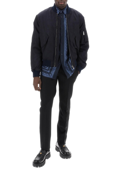 Versace All-over Barroco Print Silk Shirt
