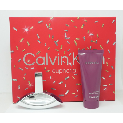 Shop Calvin Klein Ladies Euphoria Gift Set Fragrances 3616304678400 In N/a