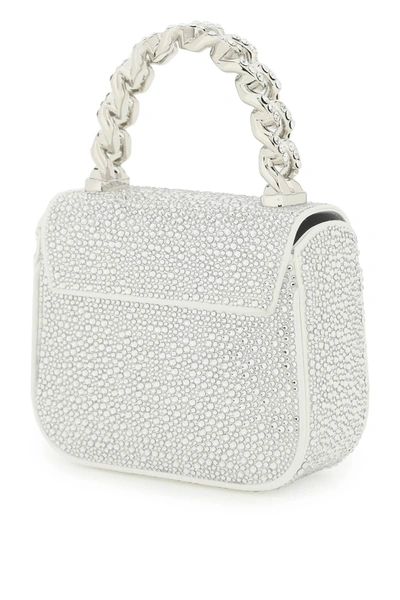 Shop Versace La Medusa Handbag With Crystals