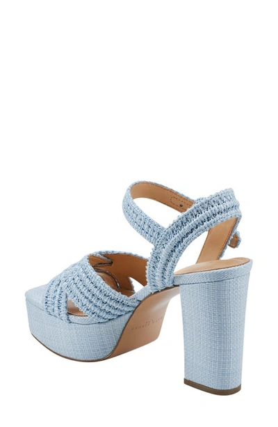 Shop Marc Fisher Ltd Chesse Platform Sandal In Light Blue 450