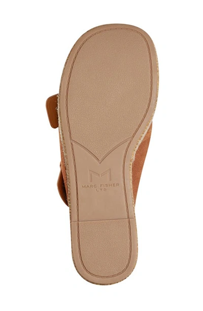 Shop Marc Fisher Ltd Palery Platform Slide Sandal In Medium Natural