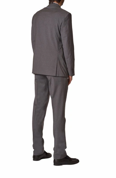 Shop Jb Britches Sartorial Classic Fit Stretch Wool Suit In Mid Grey