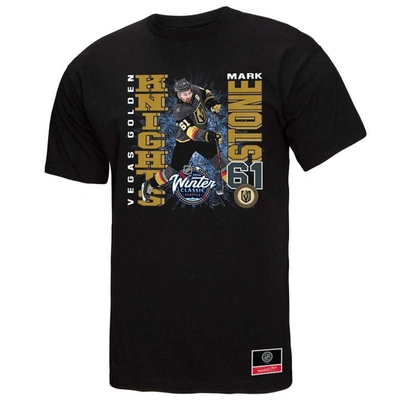 Shop Mitchell & Ness Mark Stone Black Vegas Golden Knights 2024 Nhl Winter Classic Player Graphic T-shirt