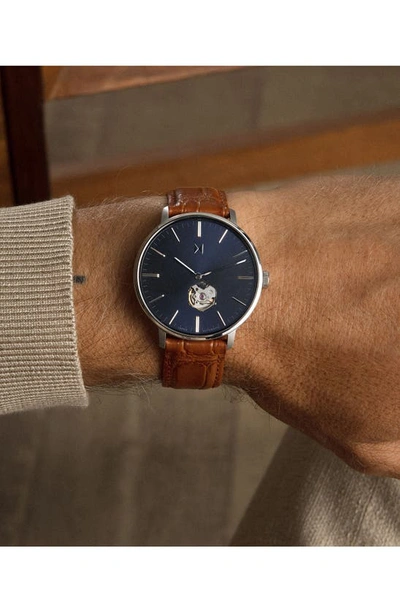 Mvmt Men's Legacy Slim Automatic Tan Leather Watch 42mm In Brown