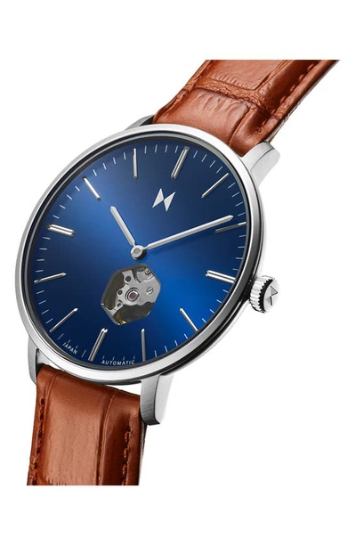 Mvmt Men's Legacy Slim Automatic Tan Leather Watch 42mm In Brown