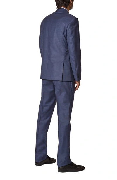 Shop Jb Britches Sartorial Classic Fit Stretch Cotton Suit In Blue