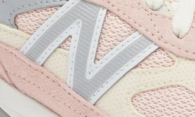 Shop New Balance Kids' 990v6 Sneaker In Pink Haze/ White