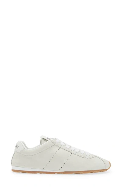 Shop Miu Miu Allacciate Low Top Sneaker In White
