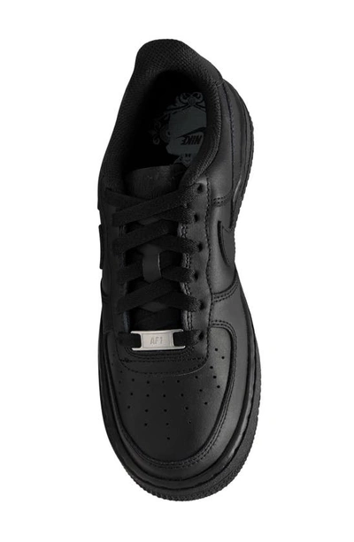 Shop Nike Kids' Air Force 1 Sneaker In Black/ Black/ Black/ Black