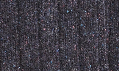 Shop American Trench Wool & Silk Blend Crew Socks In Black Cherry