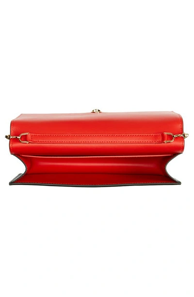 Ferragamo Mini Double Gancio Leather Shoulder Bag In Nero
