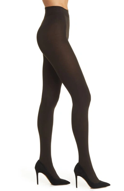 Shop Oroblu All Colors 120 Opaque Tights In Brown