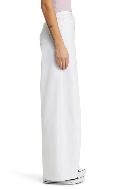 Shop 1822 Denim High Waist Wide Leg Jeans In White