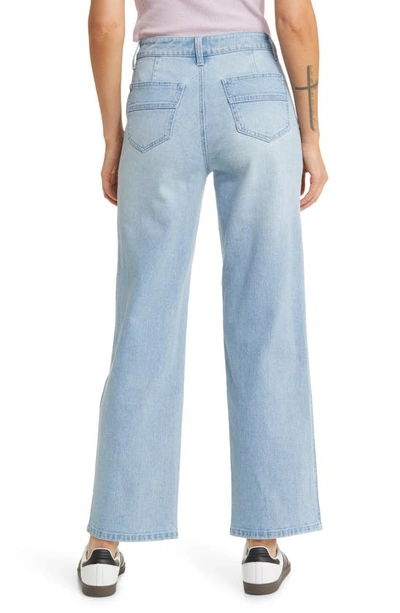 Shop 1822 Denim Wide Leg Carpenter Jeans In Lizzy