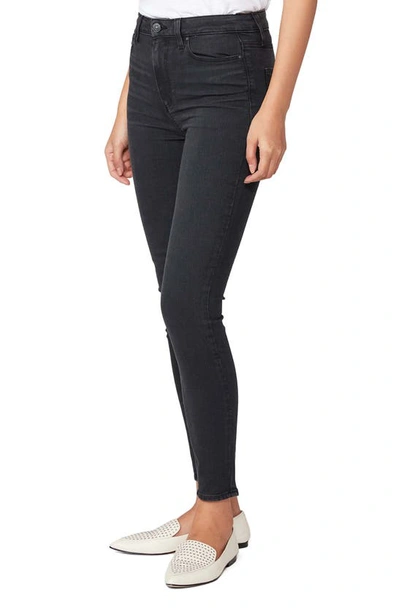 Shop Paige Margot High Waist Ankle Skinny Jeans In Black Willow