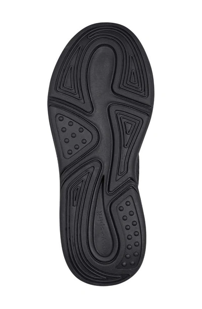 Easy Spirit Power Lace-up Sneaker In Black