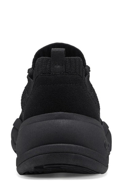 Easy Spirit Power Lace-up Sneaker In Black