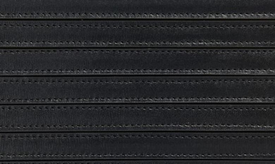 Shop Alaïa Leather Stripes Stretch Corset Belt In 999 - Noir