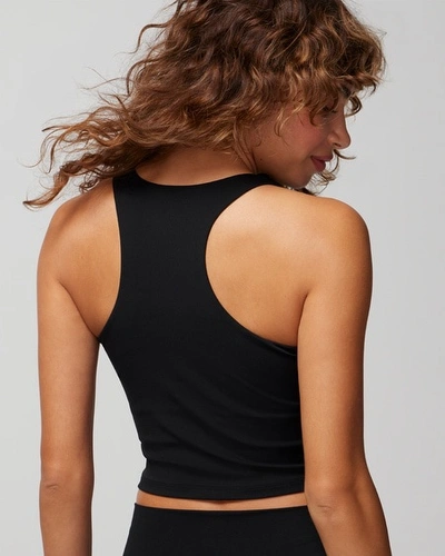 Soma Women's Racerback Bra Tank Top In Green Size Large |  In Dark Gray Olive