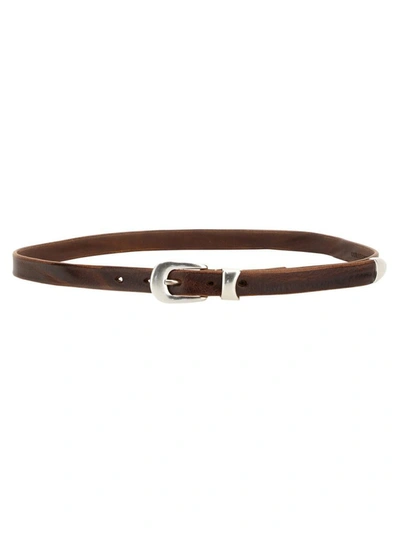 Shop Our Legacy Leather Belt In Brown