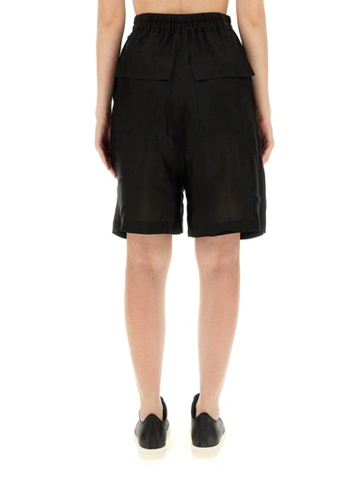 Shop Rick Owens Shorts "lido" In Black