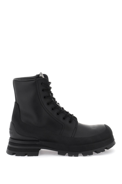 Shop Alexander Mcqueen Wander Ankle Boots Men In Black