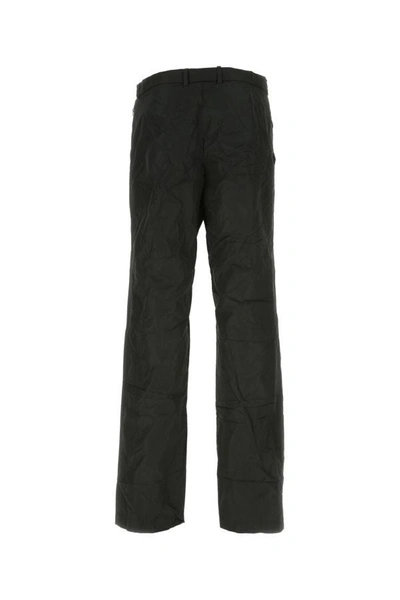 Shop Balenciaga Man Black Polyester Pant