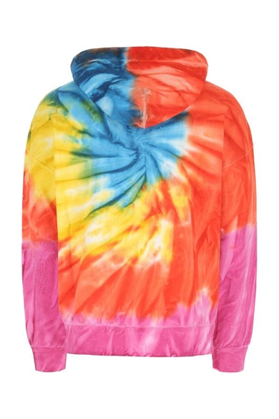 Shop Dolce & Gabbana Man Multicolor Cotton Oversize Sweatshirt