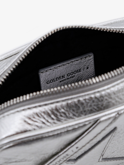 Shop Golden Goose Deluxe Brand Woman Shoulder Bag Woman Silver Shoulder Bags