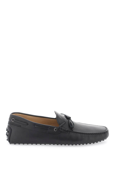 Shop Tod's 'city Gommino' Loafers Men In Black