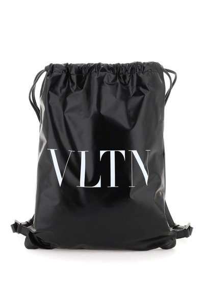 Shop Valentino Garavani Vltn Soft Backpack Men In Black