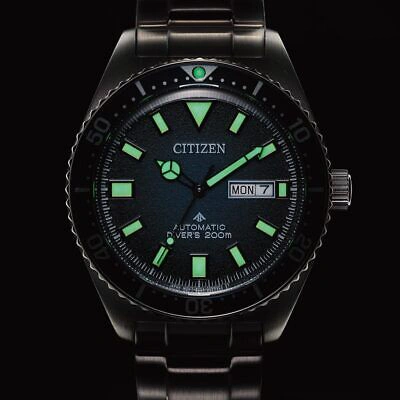 Pre-owned Citizen Silver Mens Analogue Watch Promaster Marine Ny0129-58le