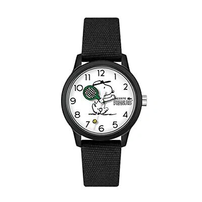 Pre-owned Lacoste & Peanuts Snoopy Limited Collaboration Women's Watch Ladies Waterproof