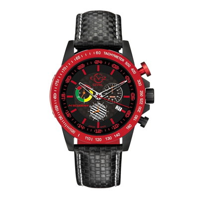 Pre-owned Gv2 $2095  By Gevril Men's Limited Edition Scuderia Chrono 45mm Swiss Watch 9916