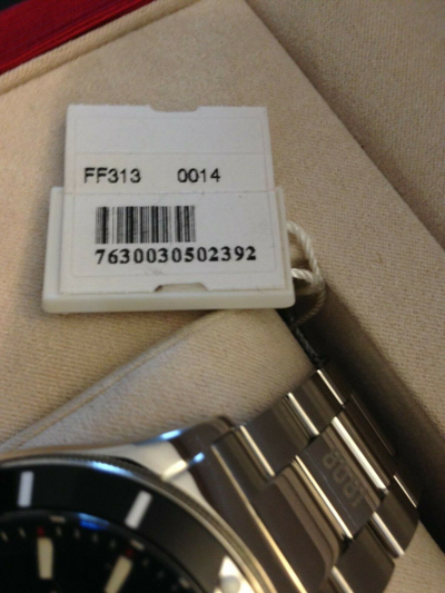 Pre-owned Ferragamo $1495 Salvatore  Men's Black 43mm Dial 200m Swiss Made Watch Ff3130014