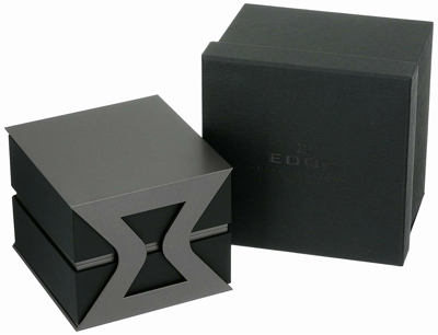 Pre-owned Edox $740  Men's Chronorally-s Black 44mm Chronograph Swiss Watch 10227 3m Nbn